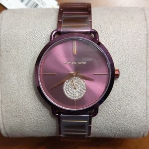 Purple Michael Kors MK3765 watch